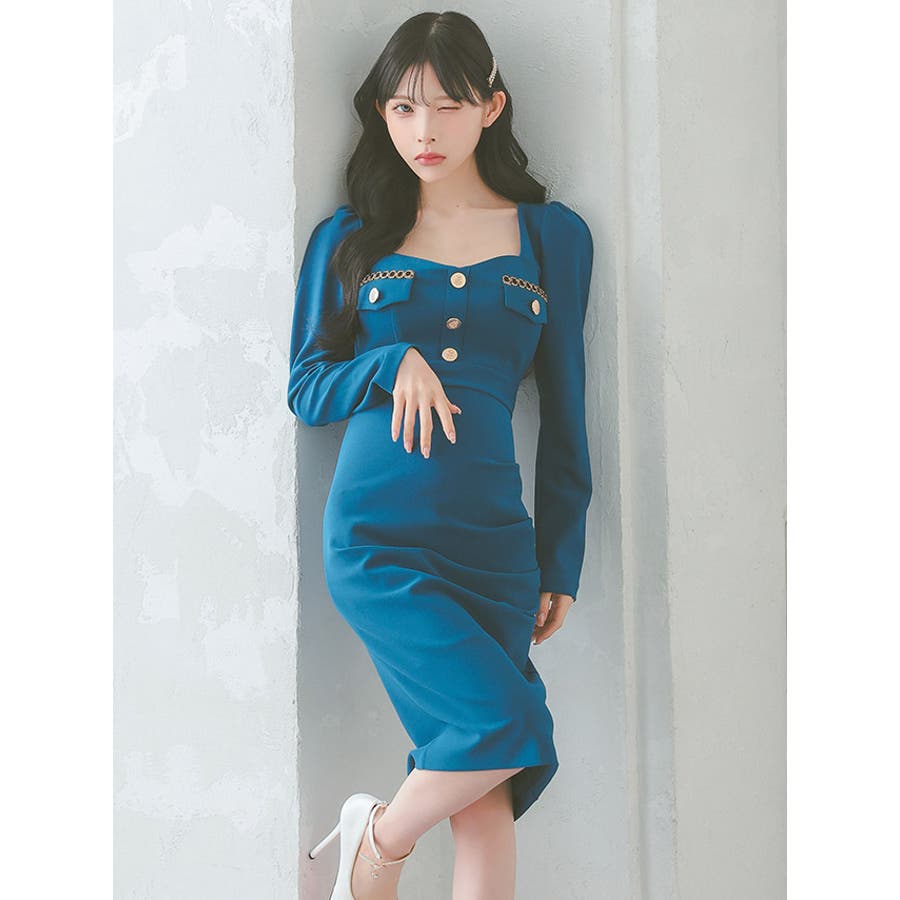LOVELESS（ラブレス）の「ウエストマークメタルボタンドレス