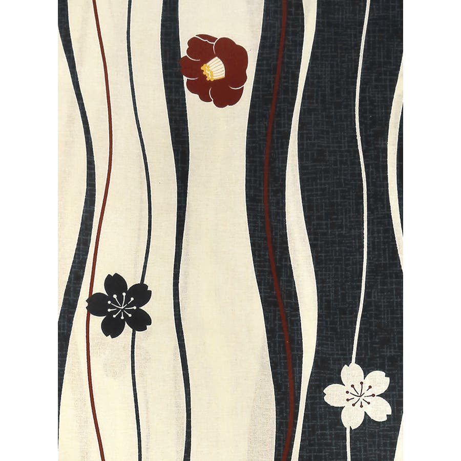 ラスト1点‼️墨絵椿浴衣✖️リバーシブル半幅帯セット ラスト1点‼️