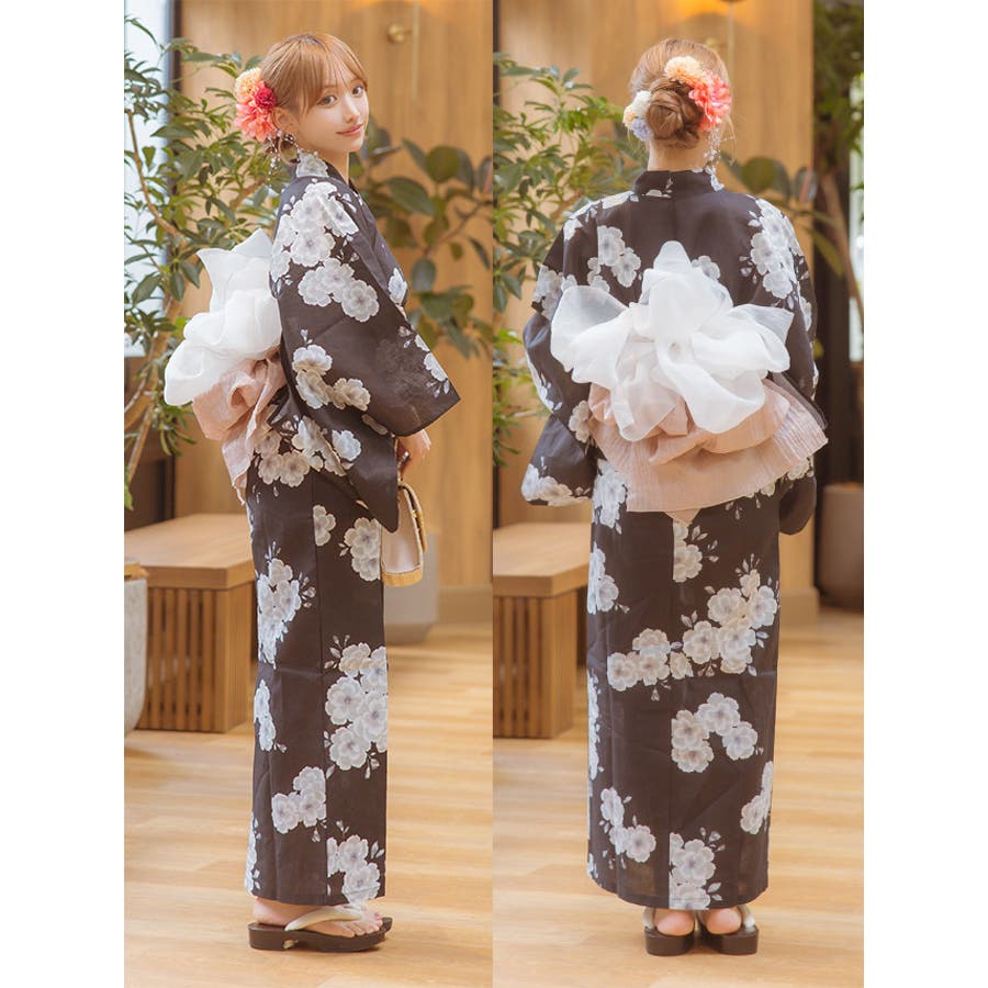 大特価放出！ 生っ 浴衣の反物から作った 花柄 130 キャミソールワンピース 130（125～134cm）