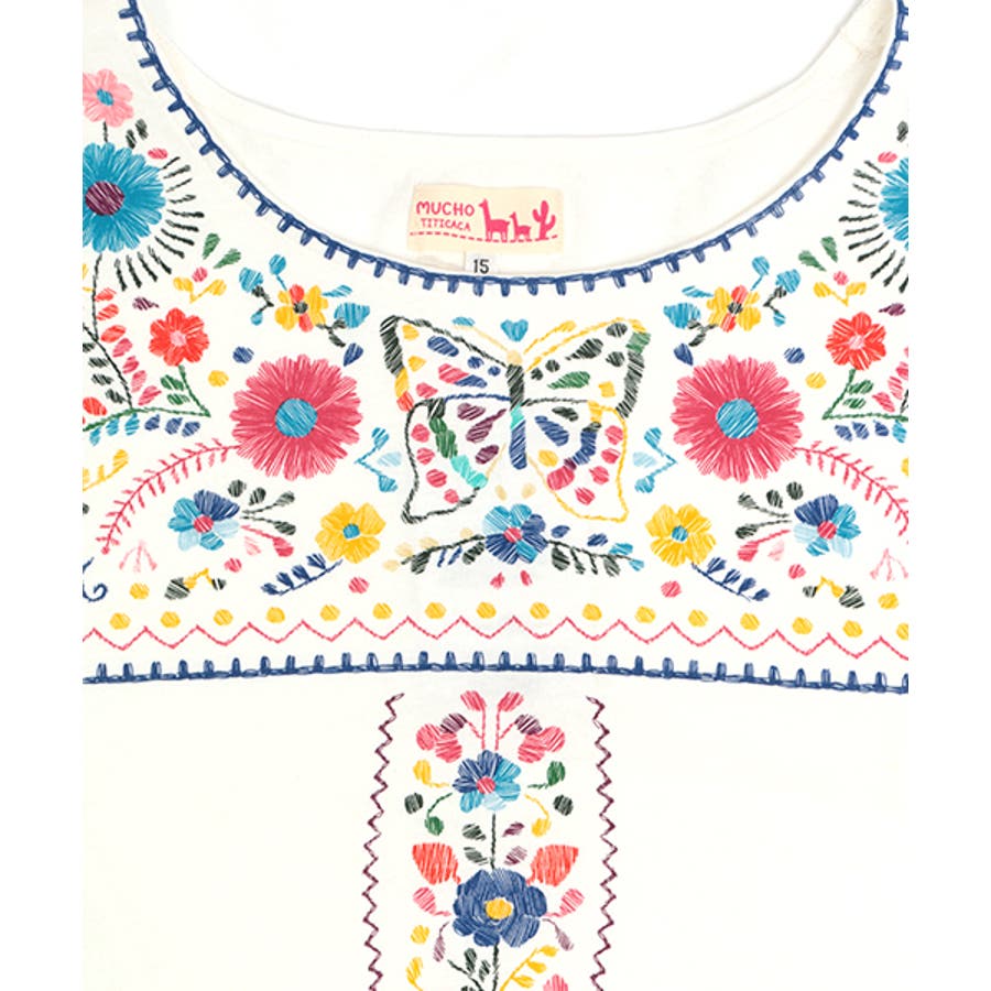 トップス チチカカ メキシコ刺繍プリント[品番：TTKW0005723