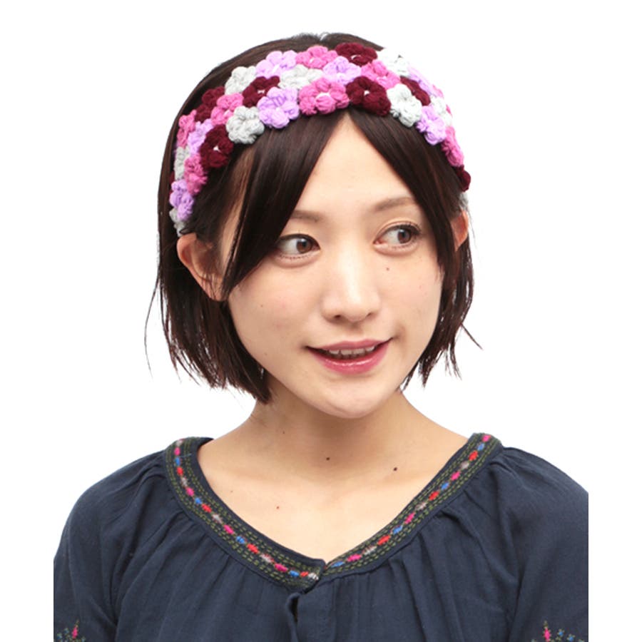 チチカカ フラワークロシェヘアバンド zhwncb8640 レディース