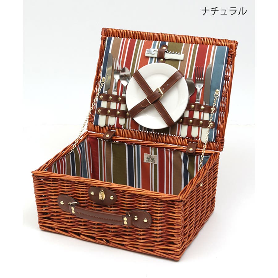 ランチバスケット バスケット ピクニック[品番:TTKW0006685 ランチバスケット バスケット ピクニック[品番:TTKW0006685