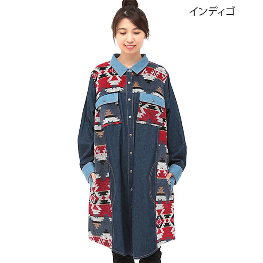 シャツワンピース デニムシャツワンピース レディース 品番 Ttkw チチカカ のレディースファッション通販 Shoplist ショップリスト