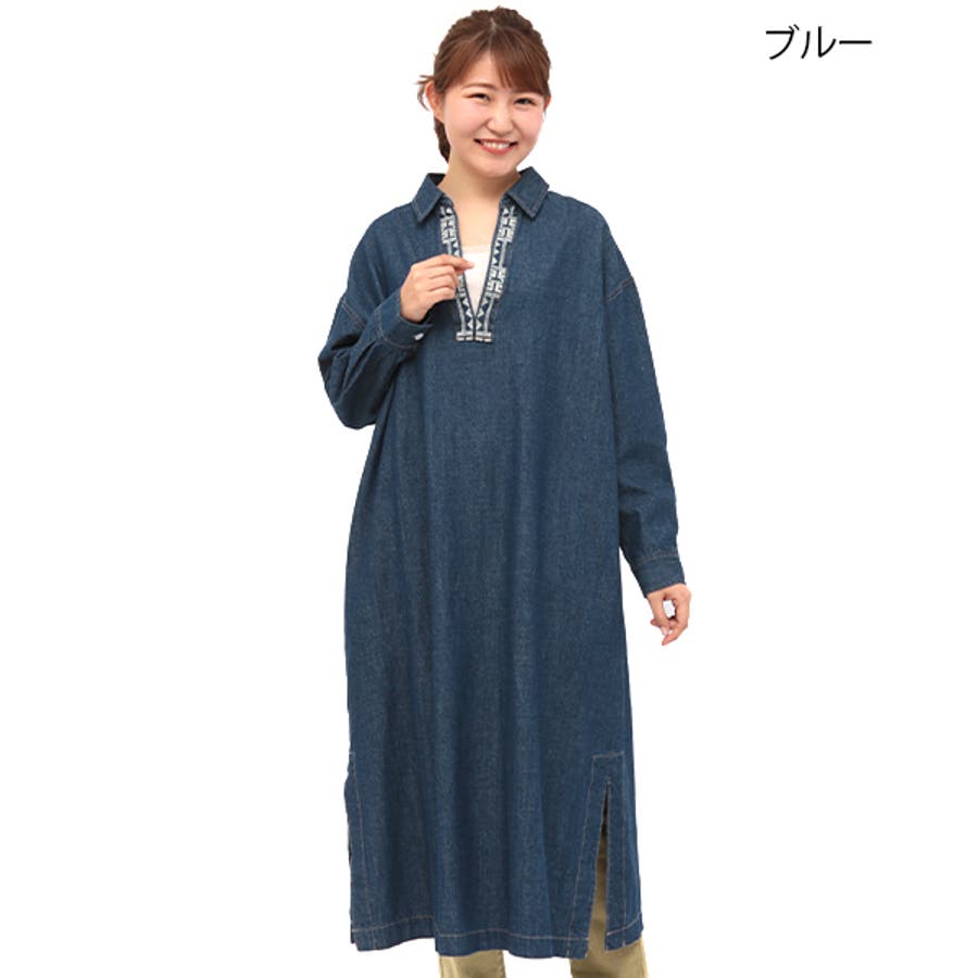 ライトオンスデニム刺繍ワンピース Kscbb066 チチカカ 品番 Ttkw チチカカ のレディースファッション通販 Shoplist ショップリスト