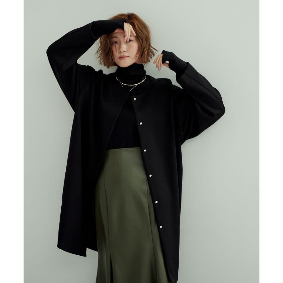 ダンボールノーカラーコクーンコート アウター  レディース[品番：TV000015247]｜titivate（ティティベート）のレディースファッション通販｜SHOPLIST（ショップリスト）