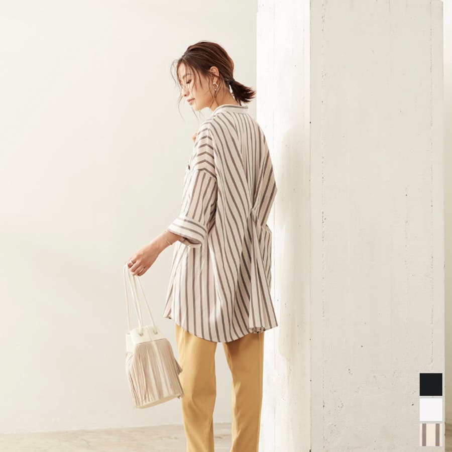 バックタックチュニックシャツ トップス レディース 品番 Tv Titivate ティティベイト のレディース ファッション通販 Shoplist ショップリスト