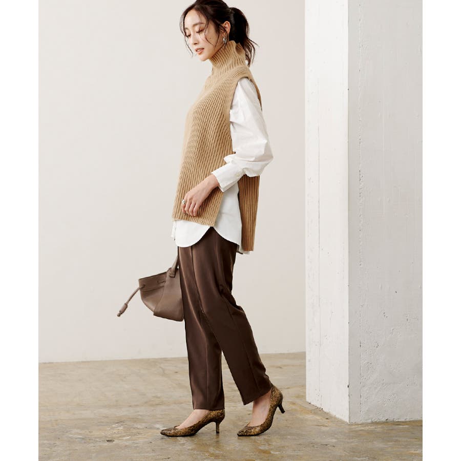 タートルネックニットベスト トップス レディース 品番 Tv Titivate ティティベート のレディースファッション通販 Shoplist ショップリスト