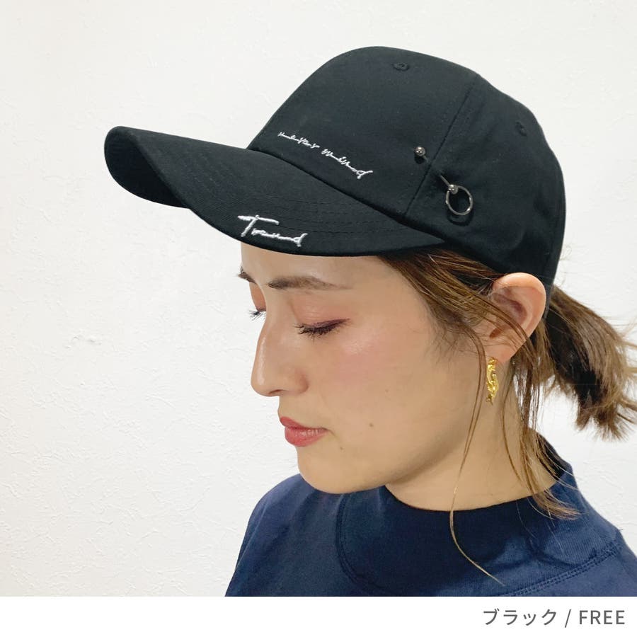 リングピン付き刺繍ロゴデザインキャップ レディース 夏秋冬春 品番 Thnw Tokohana トコハナ のレディースファッション通販 Shoplist ショップリスト