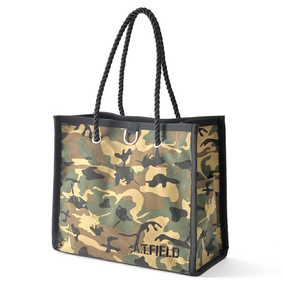 A.D.M.J. デイリー トートバッグ カモフラージュ ショップチャンネル