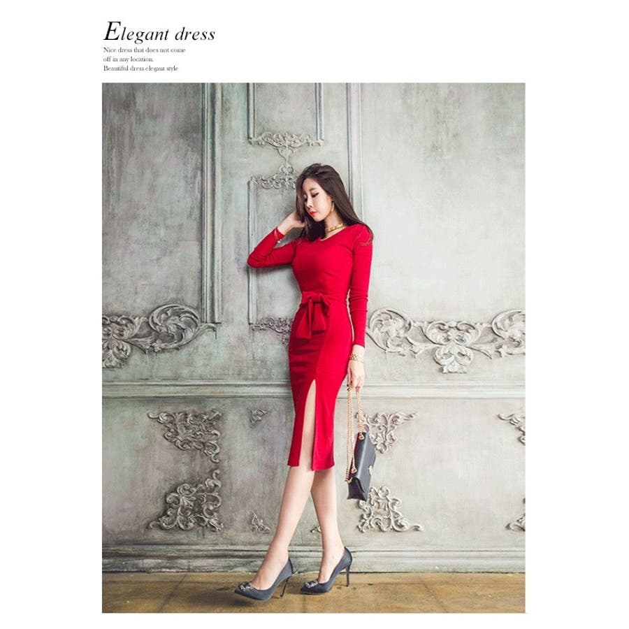 ボディコン ワンピース 赤 品番 Osrw Osyarevo オシャレボ のレディースファッション通販 Shoplist ショップリスト