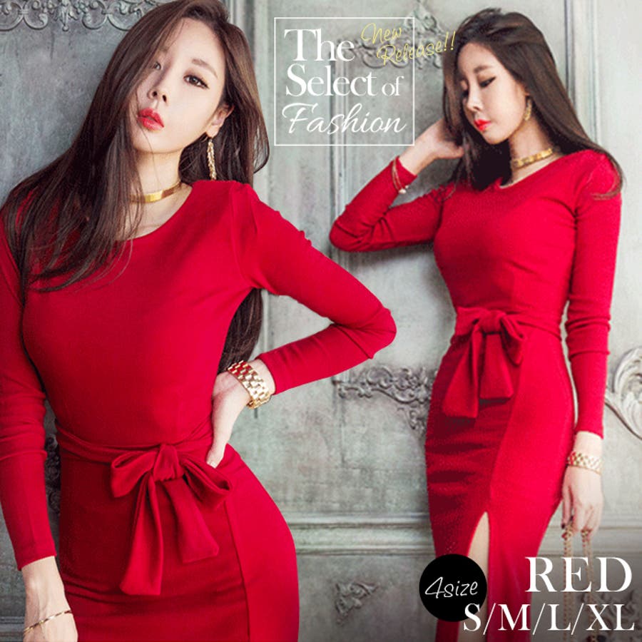 ボディコン ワンピース 赤 品番 Osrw Osyarevo オシャレボ のレディースファッション通販 Shoplist ショップリスト