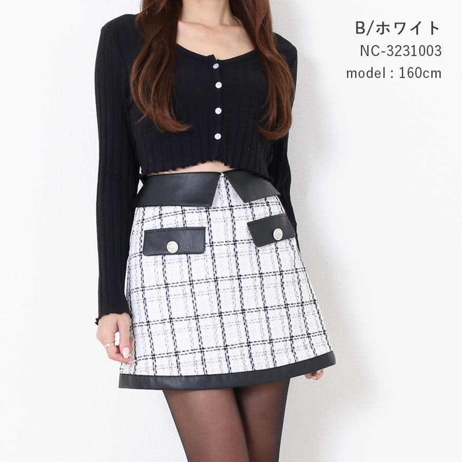 CHECK SKIRT / チェック柄スカートパンツ スカパン（スカート