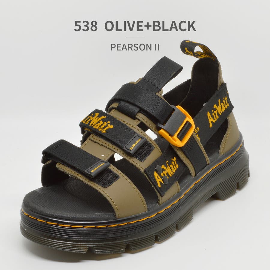 Dr.Martens Pearson II SANDAL BLACK[品番：TRYW0002205