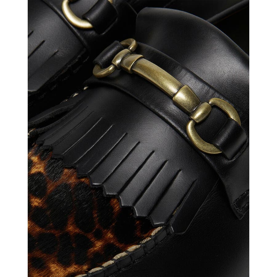 ADRIAN SNAFFLE 本革 レザー ヒョウ柄 レオパード[品番：TRYW0001698