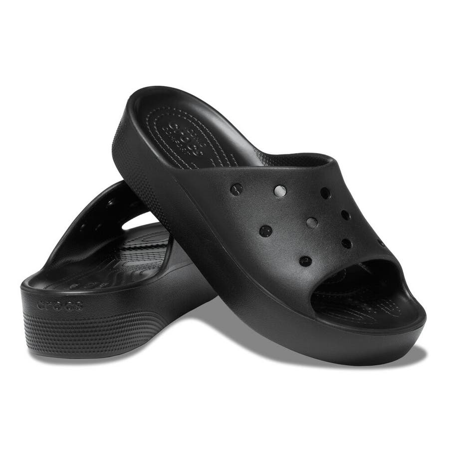 crocs CLASSIC PLATFORM SLIDE シャワーサンダル[品番：TRYW0002174