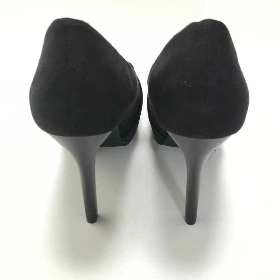 パンプス 靴 シューズ ヒール ハイヒール オープントゥ