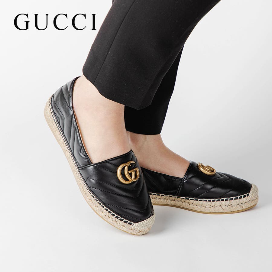 GUCCI グッチ インプリメ エスパドリーユ フラットシューズ 39