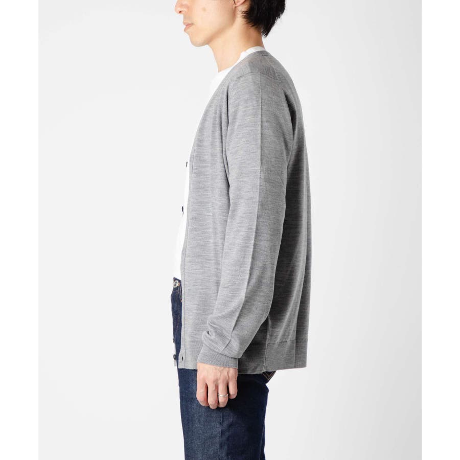 JOHN SMEDLEY ジョンスメドレー カーディガン M グレー ジョンスメドレー JOHN SMEDLEY[品番：TRDW0011216]｜U-STREAM