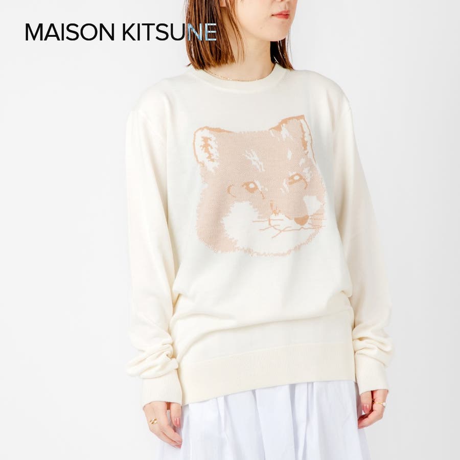 オフホワイト】メゾンキツネ MAISON KITSUNE[品番：TRDW0000978]｜U