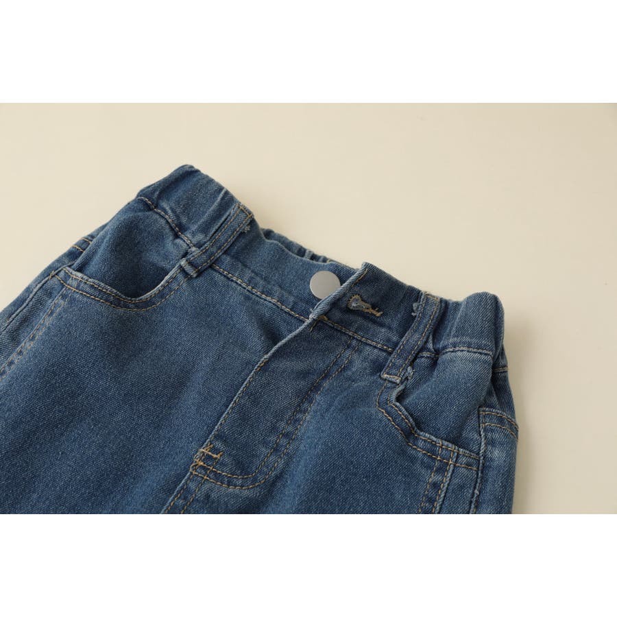 センタースリットデザインフレアデニムパンツ[品番:VINK0001696 センタースリットデザインフレアデニムパンツ[品番:VINK0001696