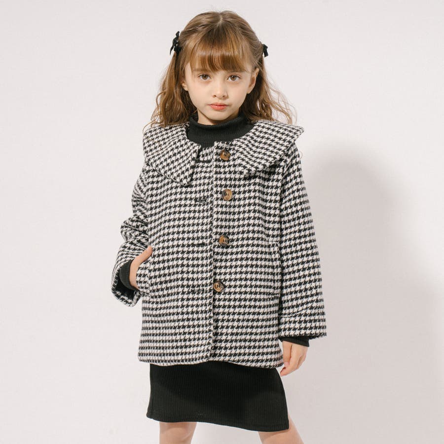 千鳥柄ロングコート[品番：VINK0003266]｜URBAN CHERRY