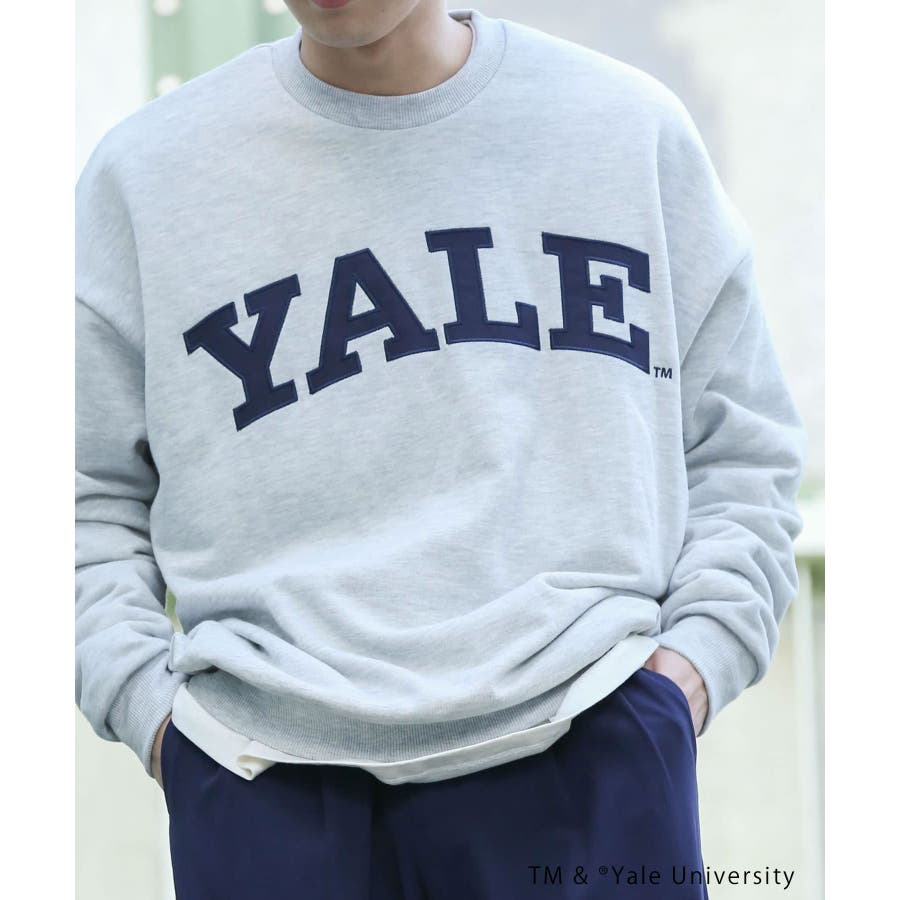 『別注』YALE×SENSEOFPLACE カレッジロゴスウェット[品番 