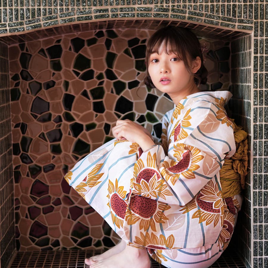 utatane ミントの立涌とひまわり utatane ミントの立涌とひまわり