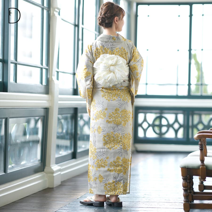 【一部予約！】 utatane 国内染色 浴衣3点セット[品番：SNBW0009155]｜utatane 着物・浴衣