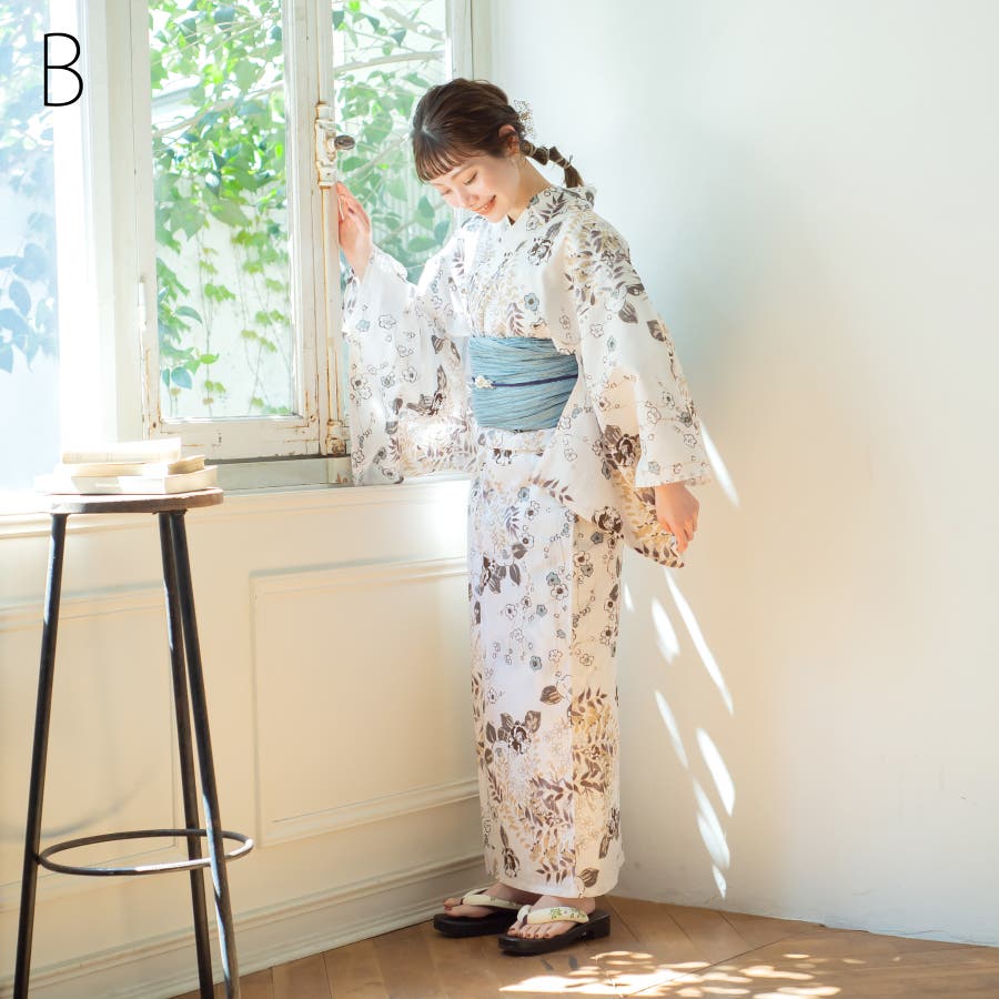 浴衣 3点セット  maru×utatane[品番：SNBW0009117]｜utatane（ウタタネ）のレディースファッション通販｜SHOPLIST（ショップリスト）