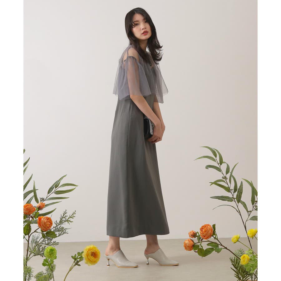チュールボレロ キャミワンピース 2点セット[品番：BECW0010320