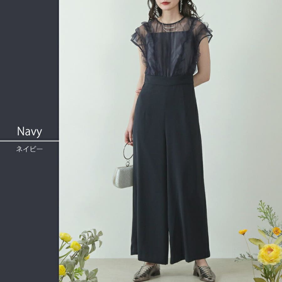 パンツドレス パーティードレス 結婚式[品番：BECW0010376