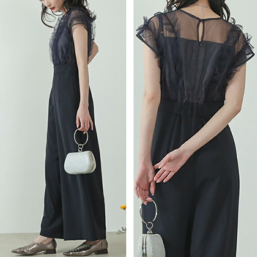 パンツドレス パーティードレス 結婚式[品番：BECW0010376