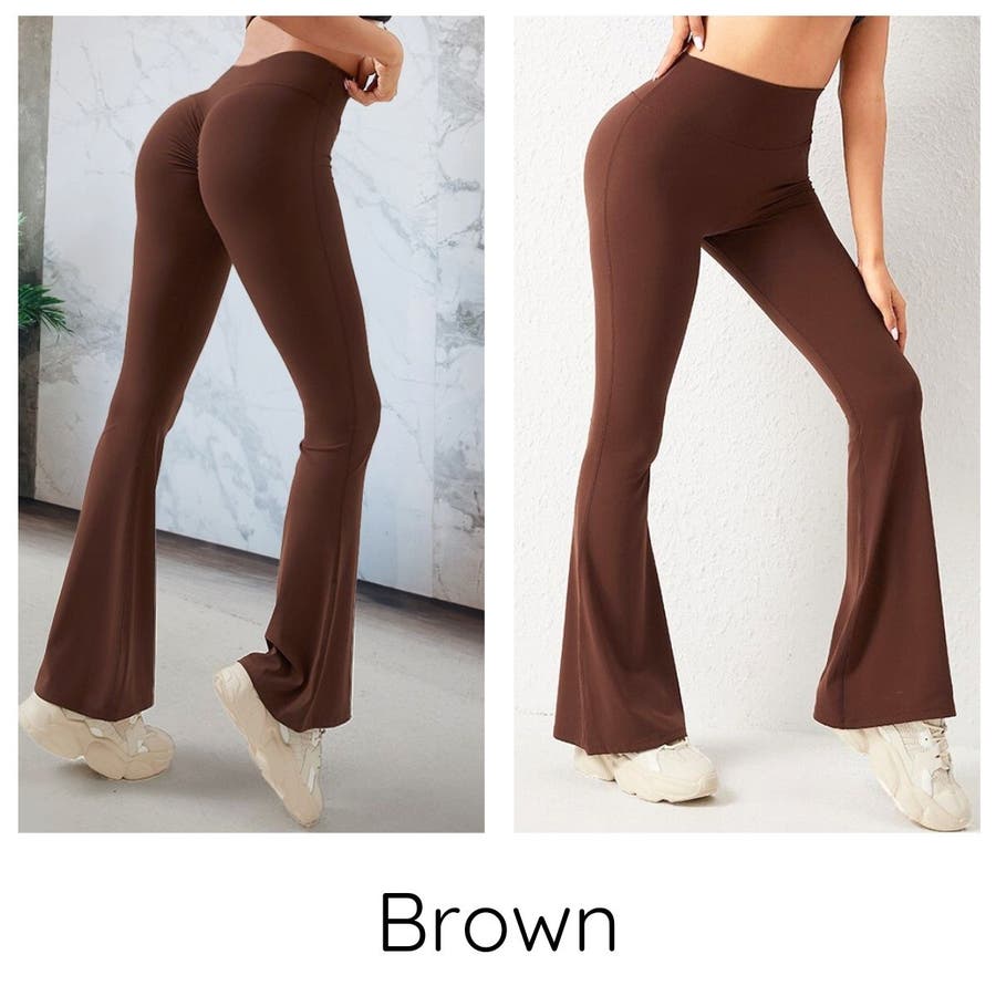 フレアパンツ ヨガ ヨガパンツ[品番：VERW0000397]｜VEROMAN FIT