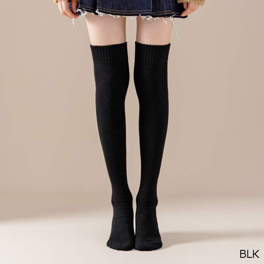 ハイソックス ニーハイソックス 靴下[品番：VCTW0004008