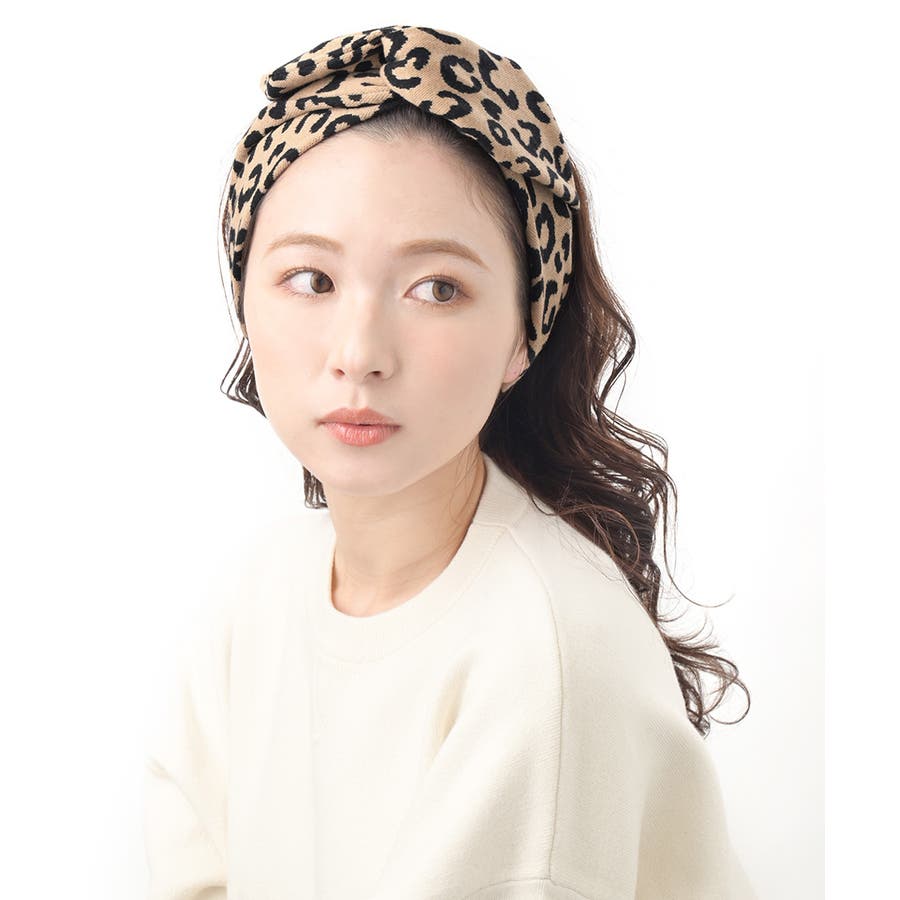 ヘアバンド レオパード柄 豹柄[品番：VTNA0004987]｜VINGTAINE