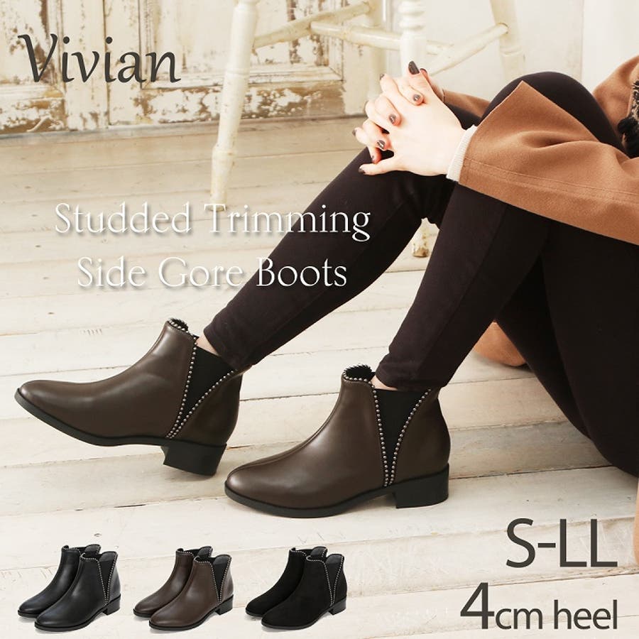 Vivian ショートブーツ レディース 品番 Vivs Vivian Collection ヴィヴィアンコレクション のレディース ファッション通販 Shoplist ショップリスト