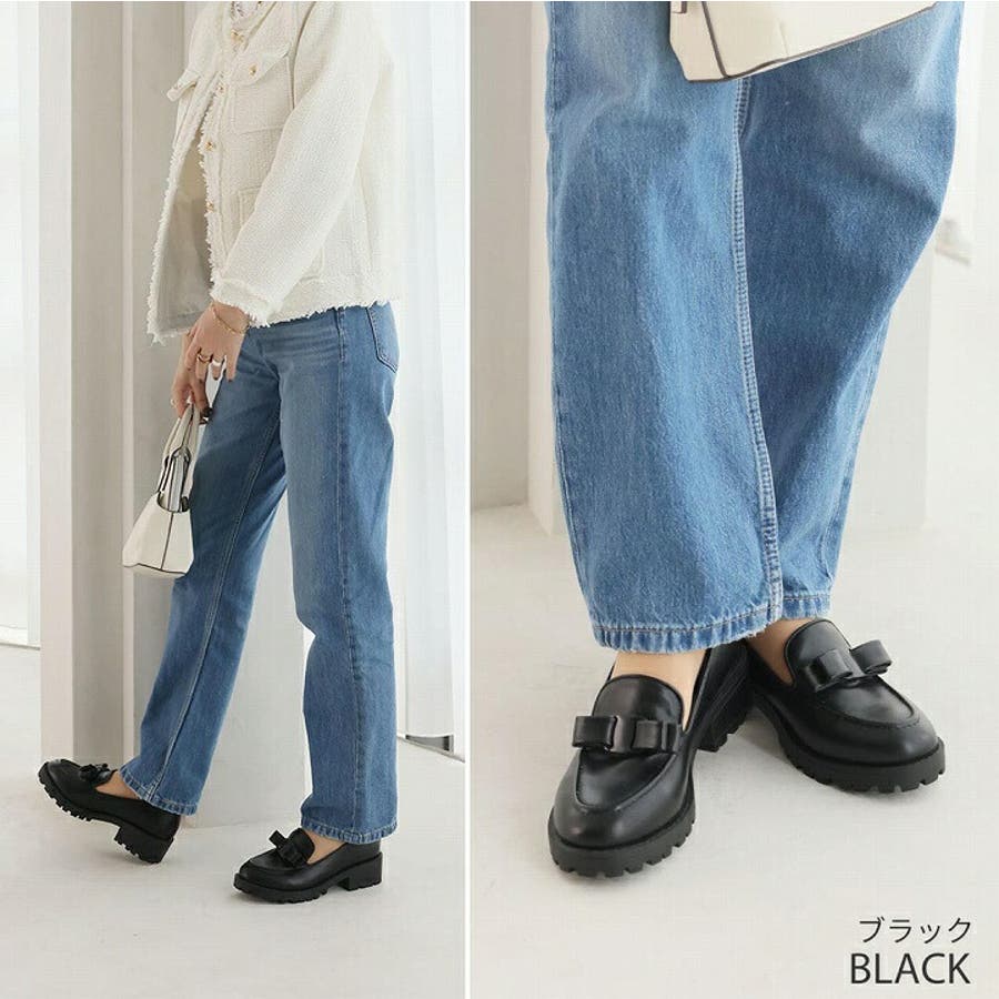 厚底リボンローファー[品番：VIVS0009785]｜VIVIAN COLLECTION 