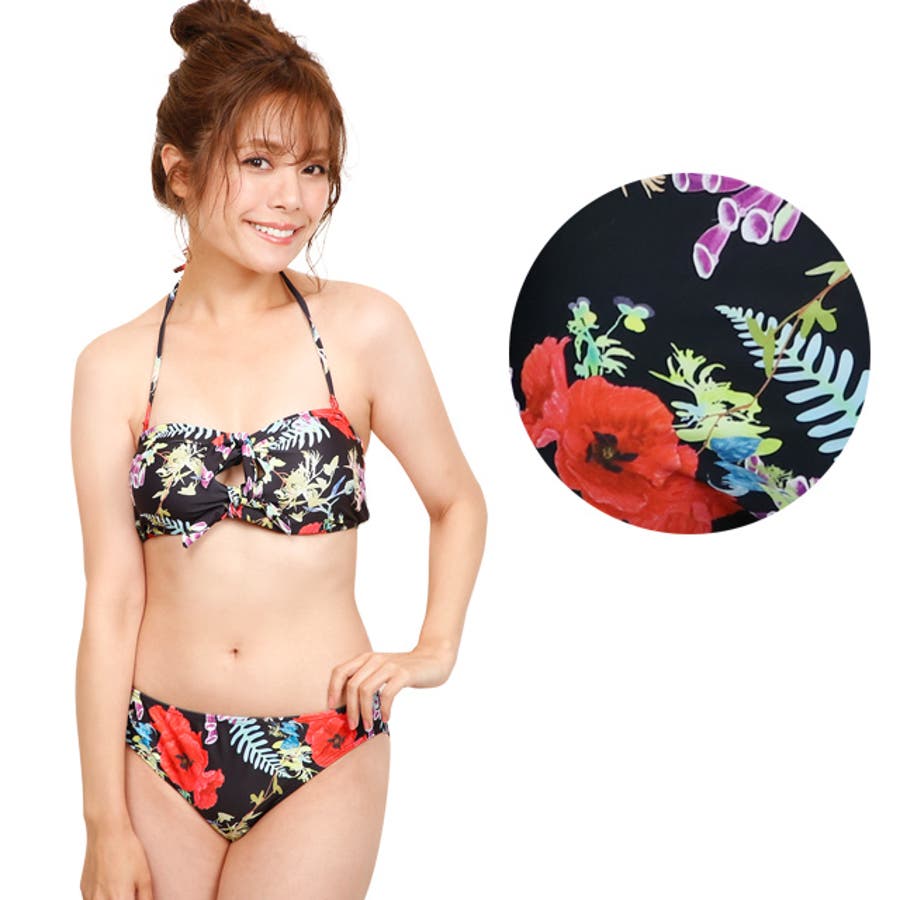 いな　ビビアン水着10月末 Amazon.co.jp: [ZONFFTH] 水着 ビキニ スイカ柄 三角ビキニ ビキニ