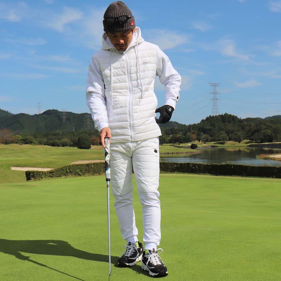 PGG メンズ　ゴルフウェアー　ジャージ　5 ARCADE ゴルフウェア ジャージ メンズ 上下セットアップ