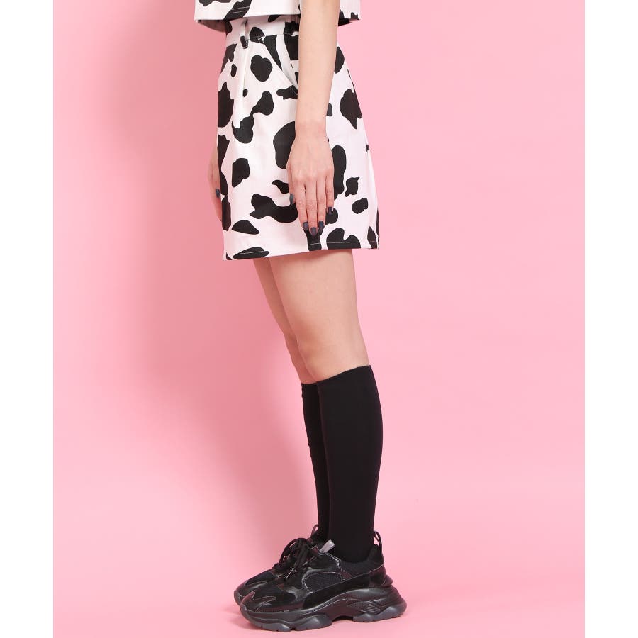 WC】牛柄ツイルスカート[品番：WG010073908]｜WEGO【WOMEN