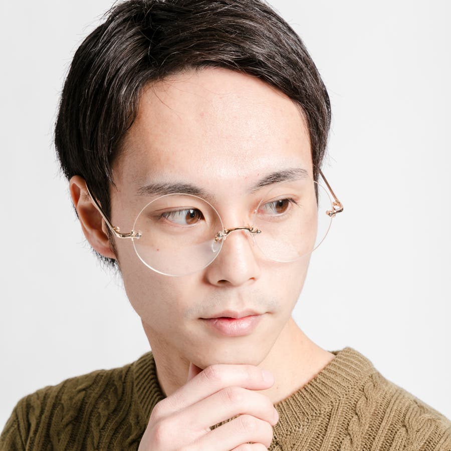 リムレスラウンドメタルメガネ Mt17wn12 Mg0031 品番 Wg Wego Men ウィゴー のメンズ ファッション通販 Shoplist ショップリスト