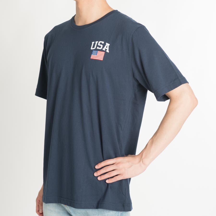 USAワンポイントプリントTシャツ BR18SM03-M030