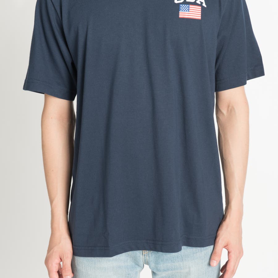 USAワンポイントプリントTシャツ BR18SM03-M030[品番：WG010030857