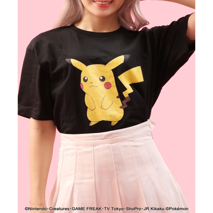 【WC】ピカチュウプリントTシャツ