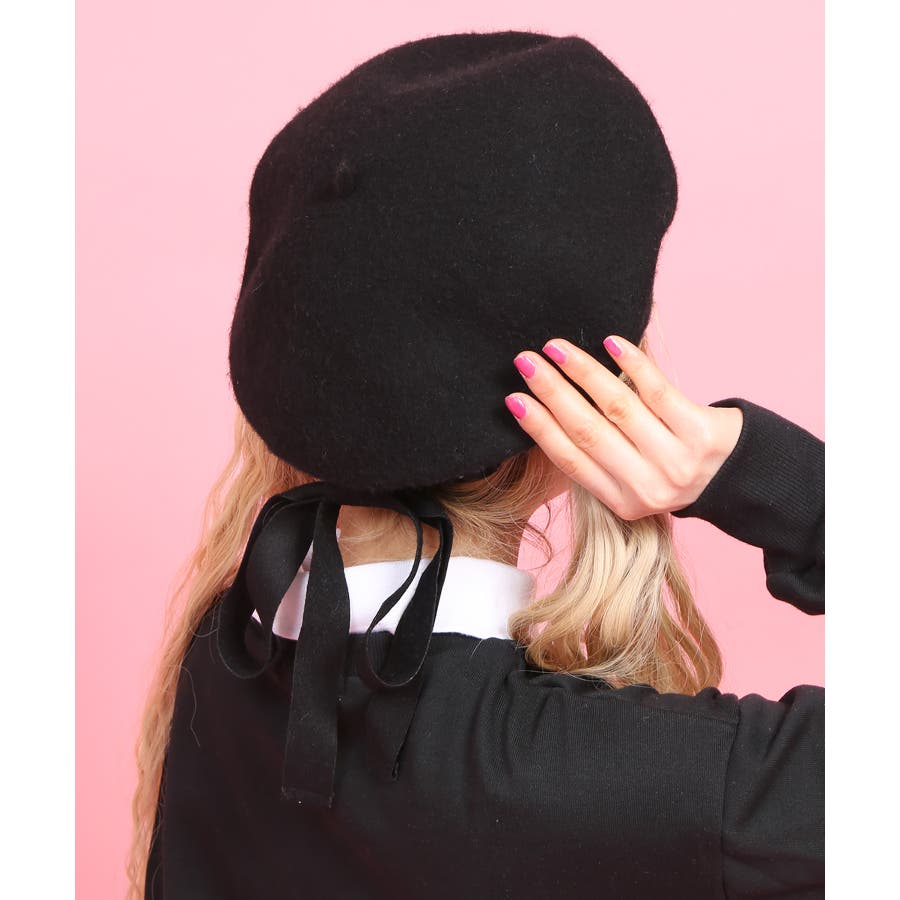 WC】バックリボンベレー帽[品番：WG010037035]｜WEGO【WOMEN
