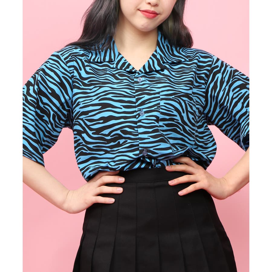 WC】ゼブラ柄シャツ[品番：WG010037461]｜WEGO【WOMEN