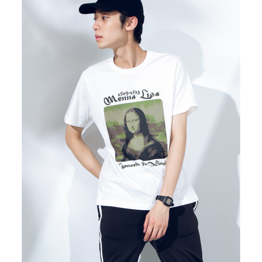 モナリザ別注プリントTシャツ MC19SM05-M001[品番：WG010038134]｜WEGO