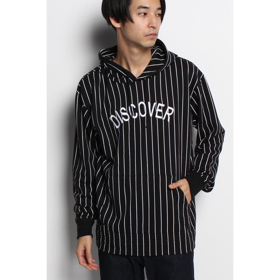 ILLIGO ストライプ パーカー 新品未開封 M 正規品 エンボス刺繍ストライプパーカー[品番：WG010002954]｜WEGO【MEN