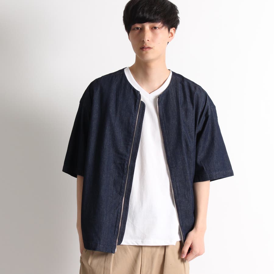 エアデニムノーカラージャケット 5 品番 Wg Wego Men ウィゴー のメンズファッション通販 Shoplist ショップリスト