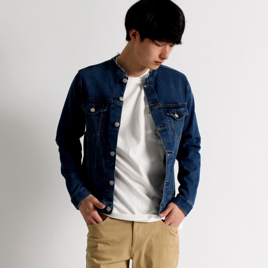 ノーカラーデニムジャケット 品番 Wg Wego Men ウィゴー のメンズ ファッション通販 毎日送料無料 Shoplist ショップリスト ノーカラーデニムジャケット 品番 Wg Wego Men ウィゴー のメンズ ファッション通販 毎日送料無料 Shoplist ショップリスト